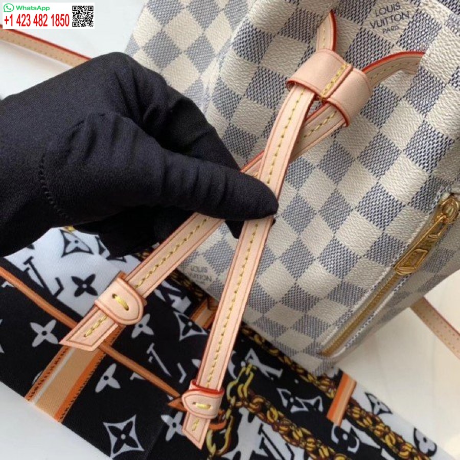 Replika Louis Vuitton Sperone Bb Ruksak Damier Azur N44026 Blv010