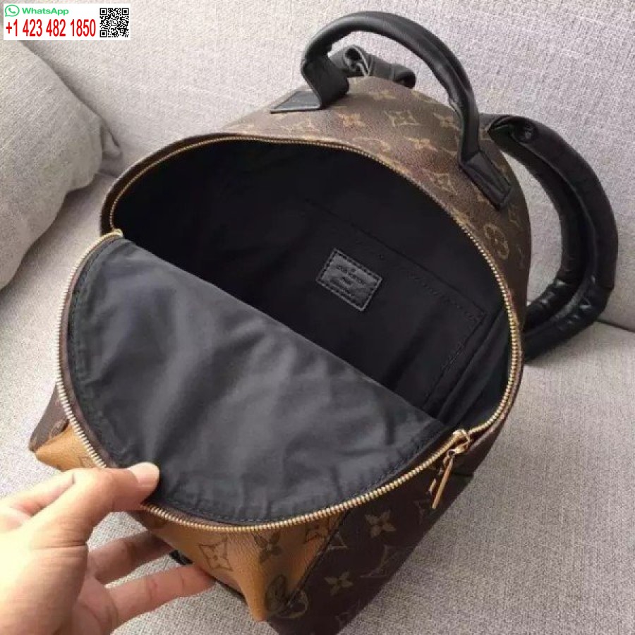 Replika Louis Vuitton Palmių Spyruoklės Pm Kuprinė Monograma Reverse M43116 Blv021