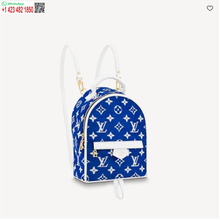 Mini Zaino Replica Louis Vuitton Palm Springs Blu M46207