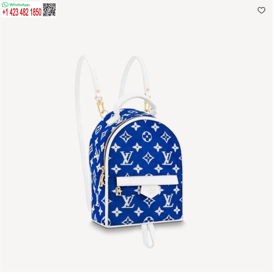Replika Ransel Mini Louis Vuitton Palm Springs Biru M46207