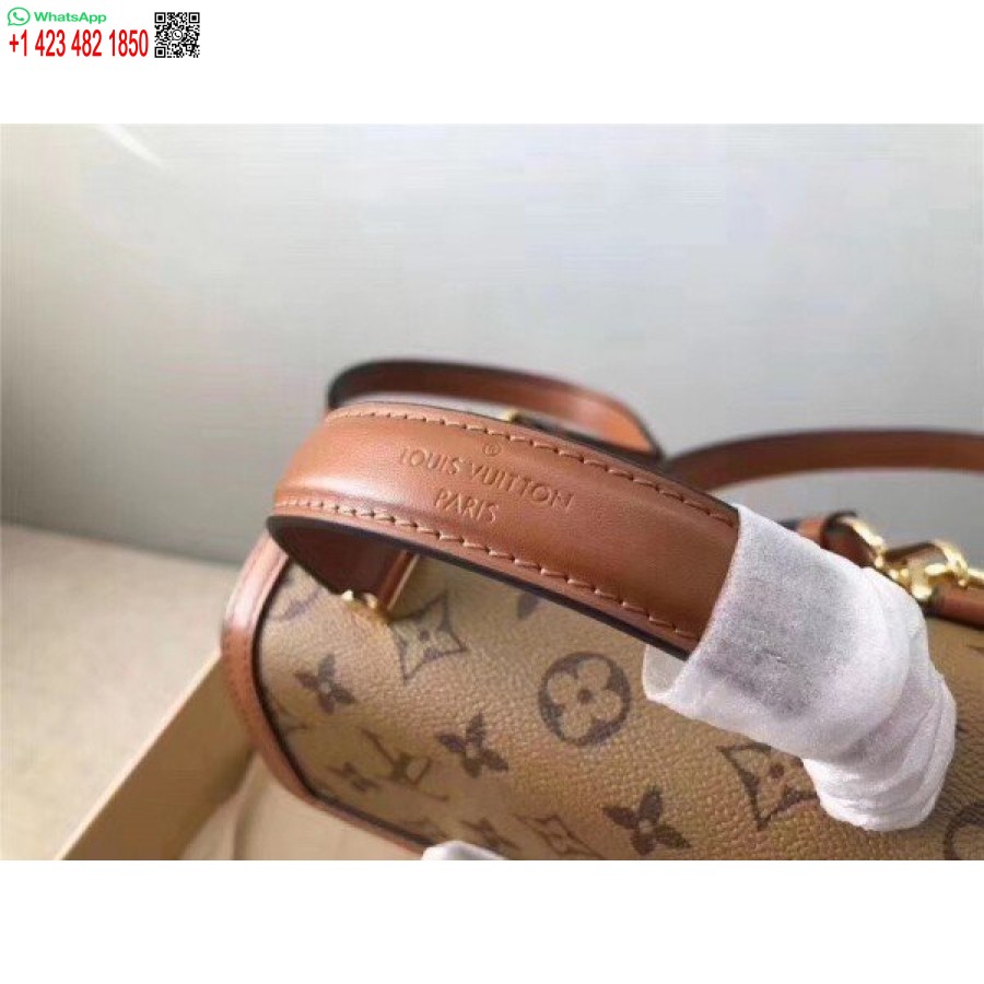 Replica Louis Vuitton Dauphine Backpack PM Monogram Reverse M45142 BLV009