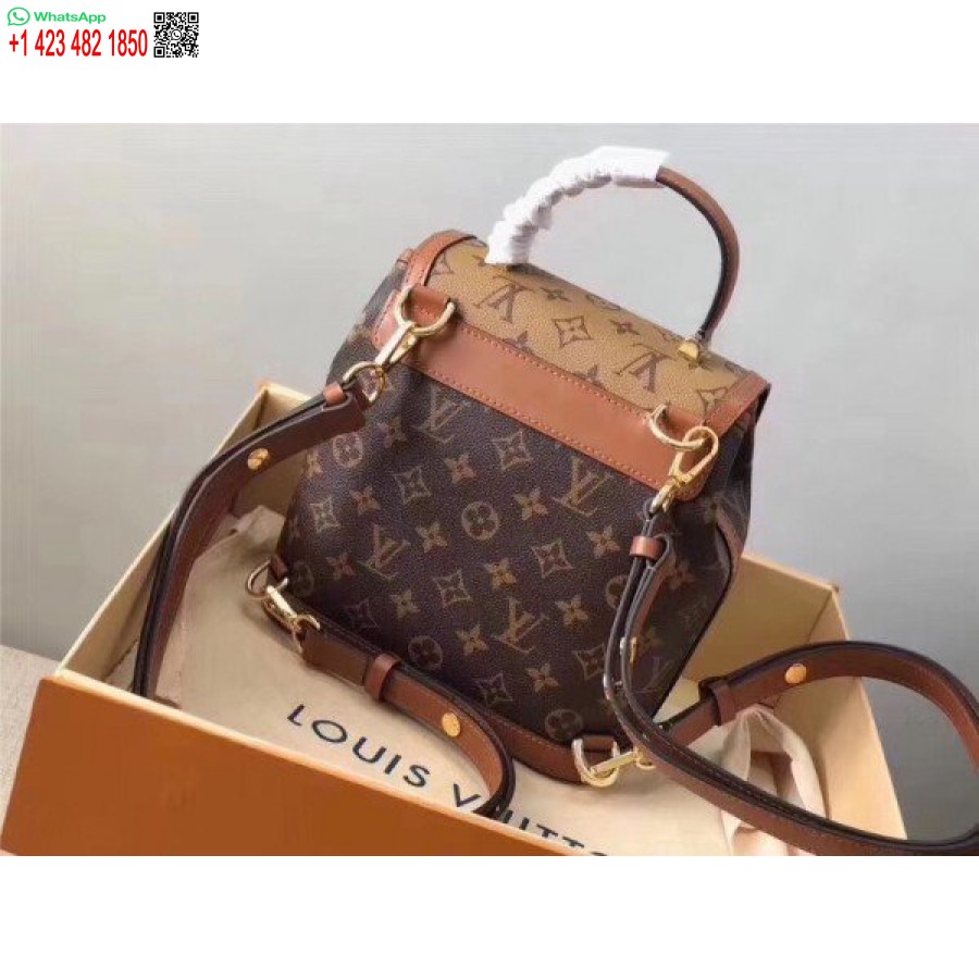 Replica Louis Vuitton Dauphine Backpack PM Monogram Reverse M45142 BLV009