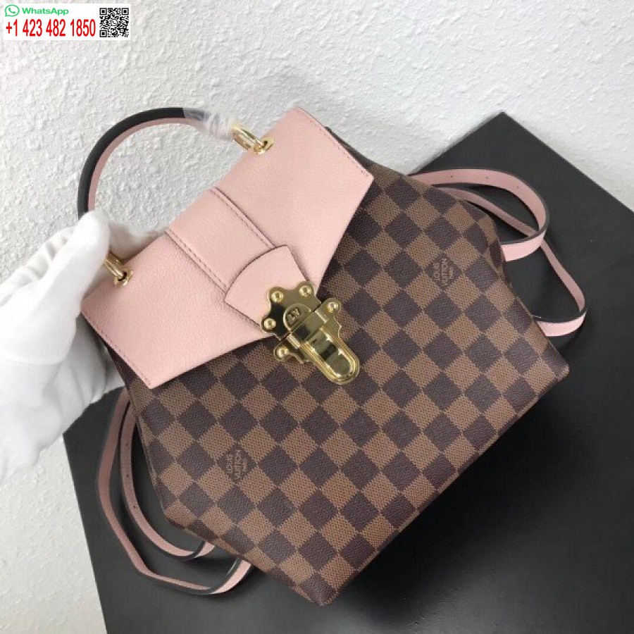 Replika Louis Vuitton Clapton Ruksak Damier Ebene N42262 Blv003