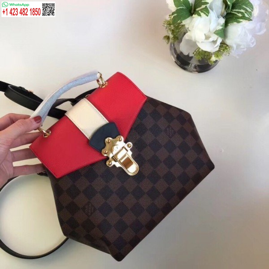 Replika Louis Vuitton Clapton Kuprinė Damier Ebene N40104 Blv005