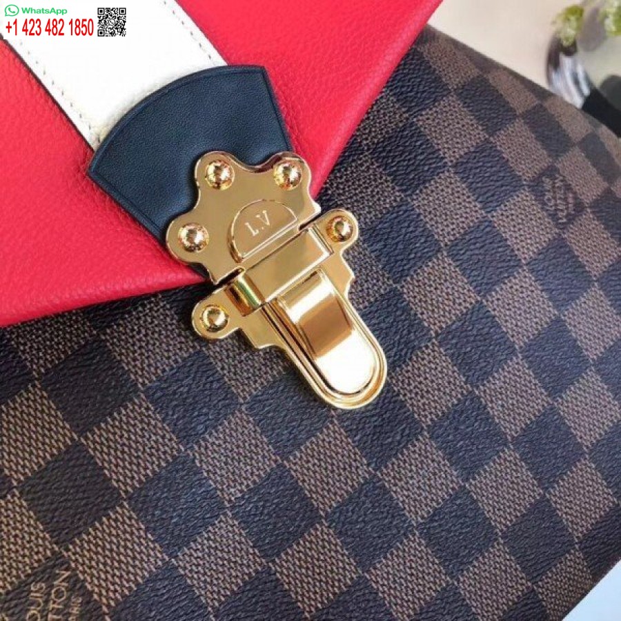 Replika Louis Vuitton Clapton Kuprinė Damier Ebene N40104 Blv005