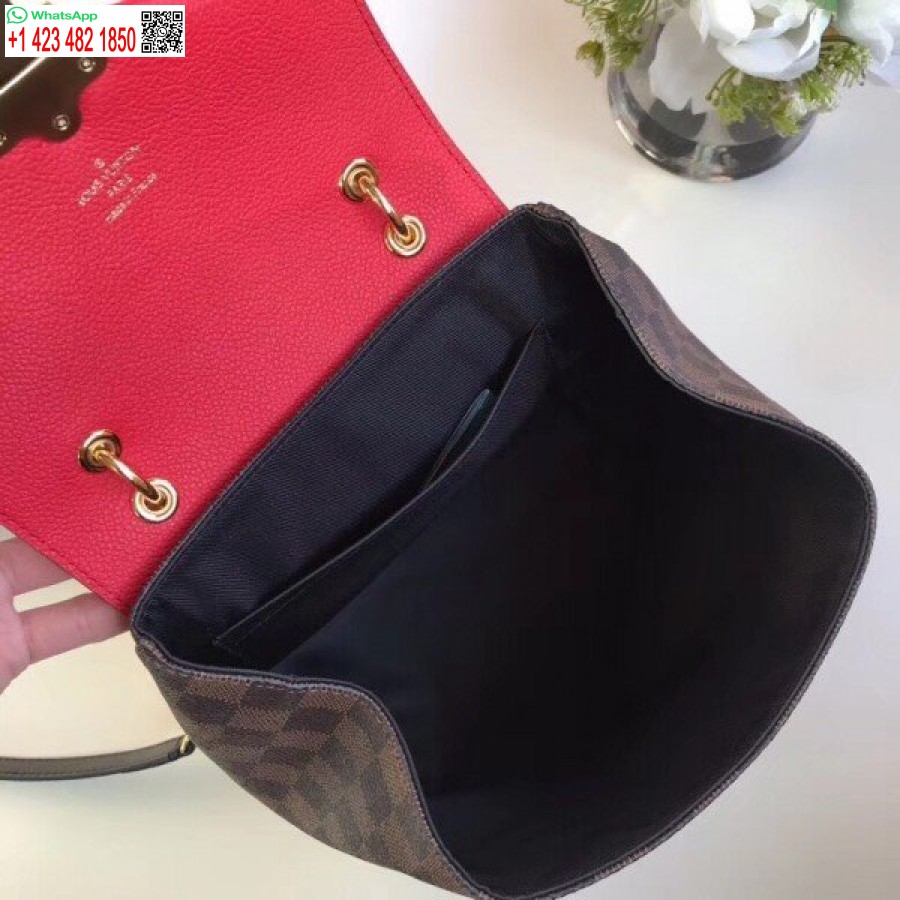 Replika Louis Vuitton Clapton Kuprinė Damier Ebene N40104 Blv005