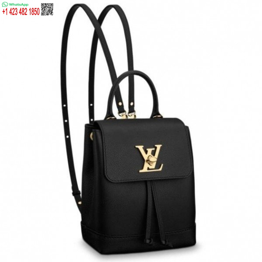 Replica Louis Vuitton Nero Lockme Mini Zaino M54573 Blv025