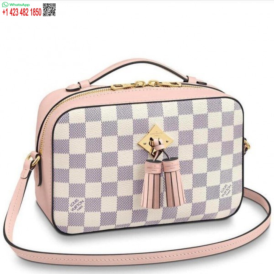 Replika Louis Vuitton Saintonge Väska Damier Azur N40155 Blv049