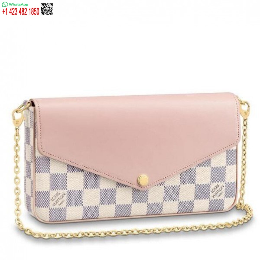 Réplique Louis Vuitton Pochette Felicie Damier Azur N60235 Blv034