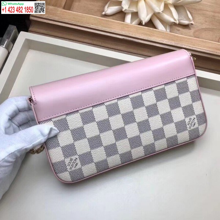 Réplique Louis Vuitton Pochette Felicie Damier Azur N60235 Blv034