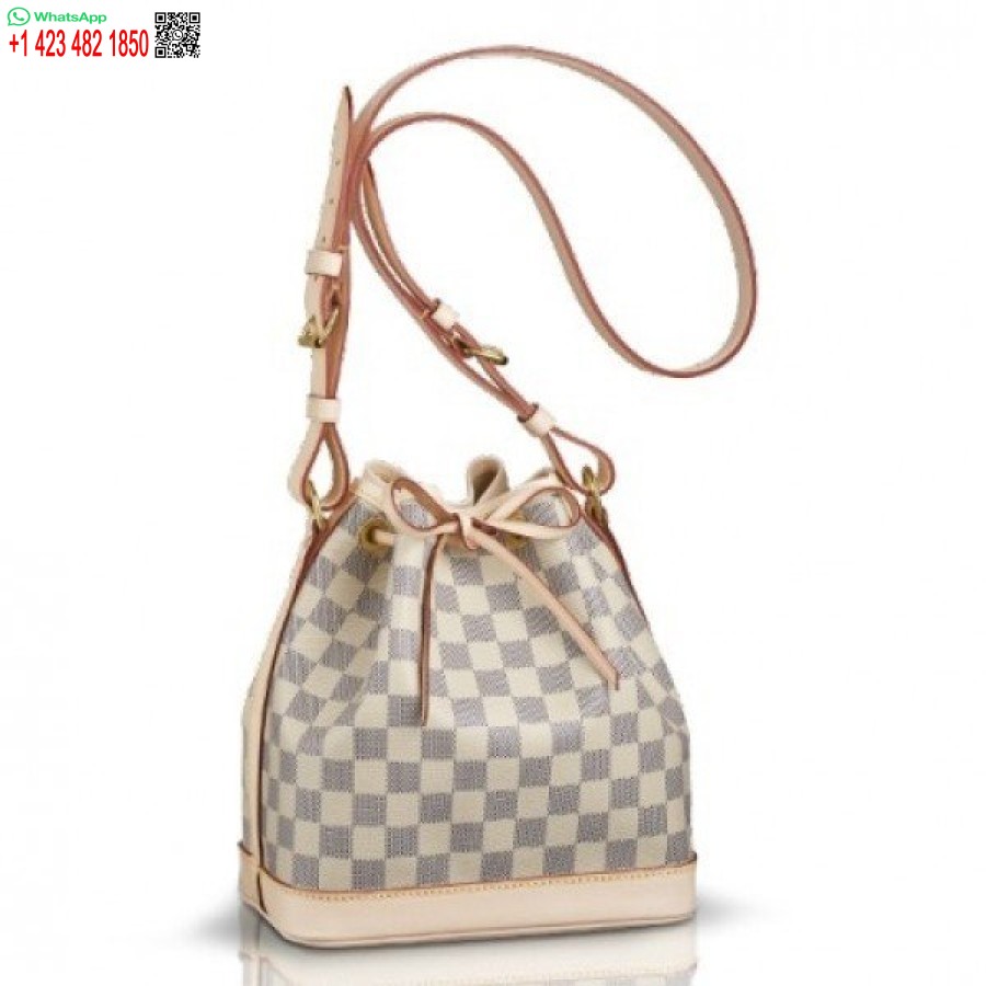 Replika Louis Vuitton Noe Bb Väska Damier Azur N41220 Blv059