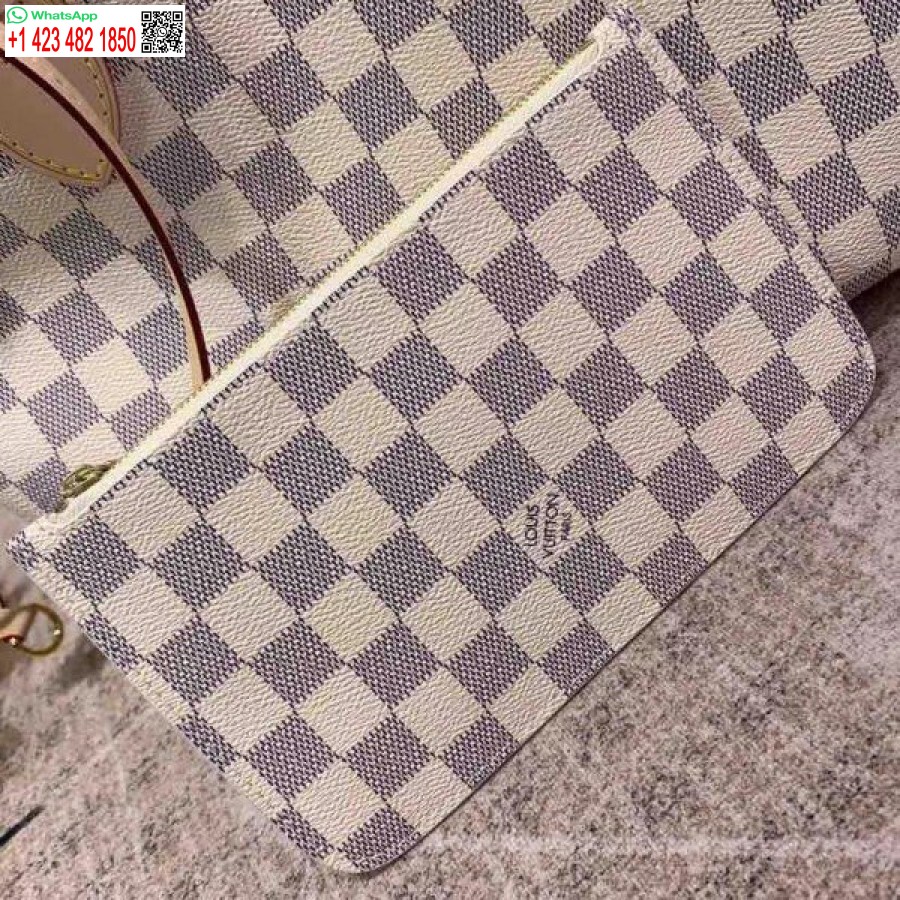 Réplique Louis Vuitton Neverfull PM Sac Damier Azur N41362 Blv032