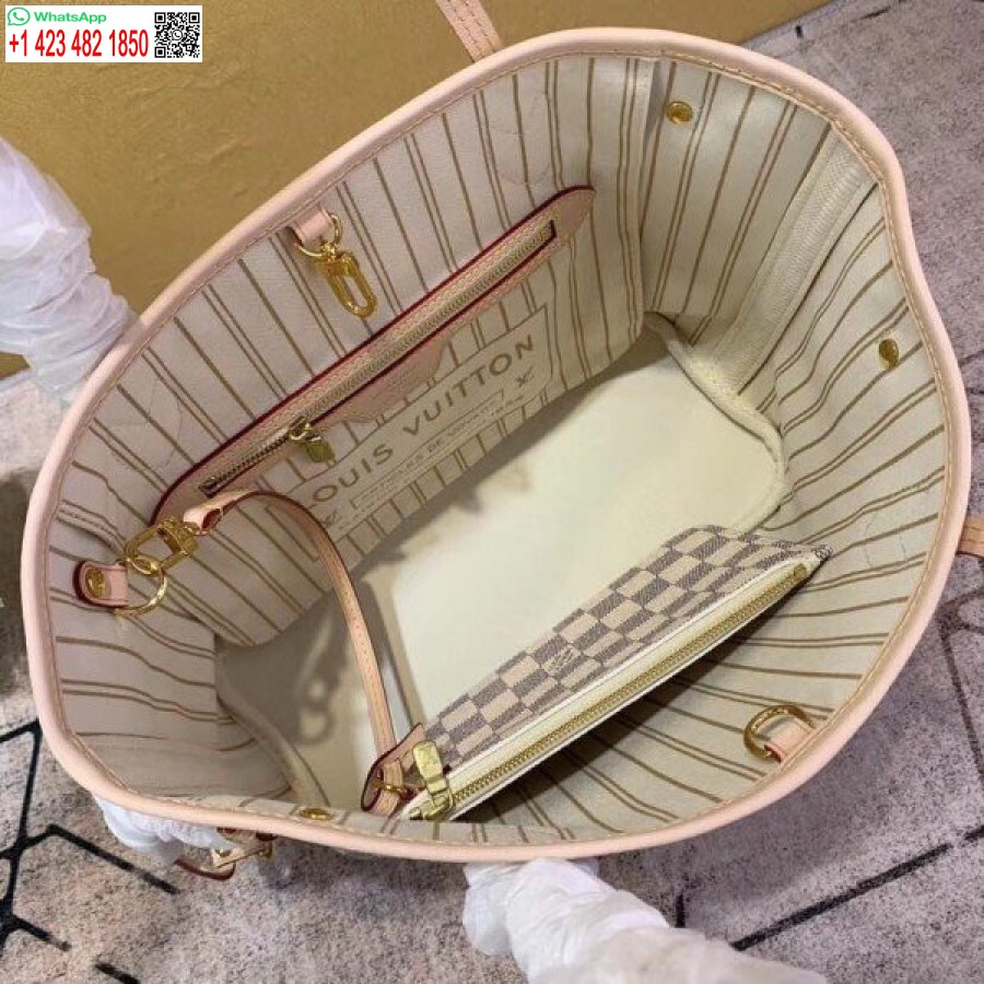 Réplique Louis Vuitton Neverfull PM Sac Damier Azur N41362 Blv032