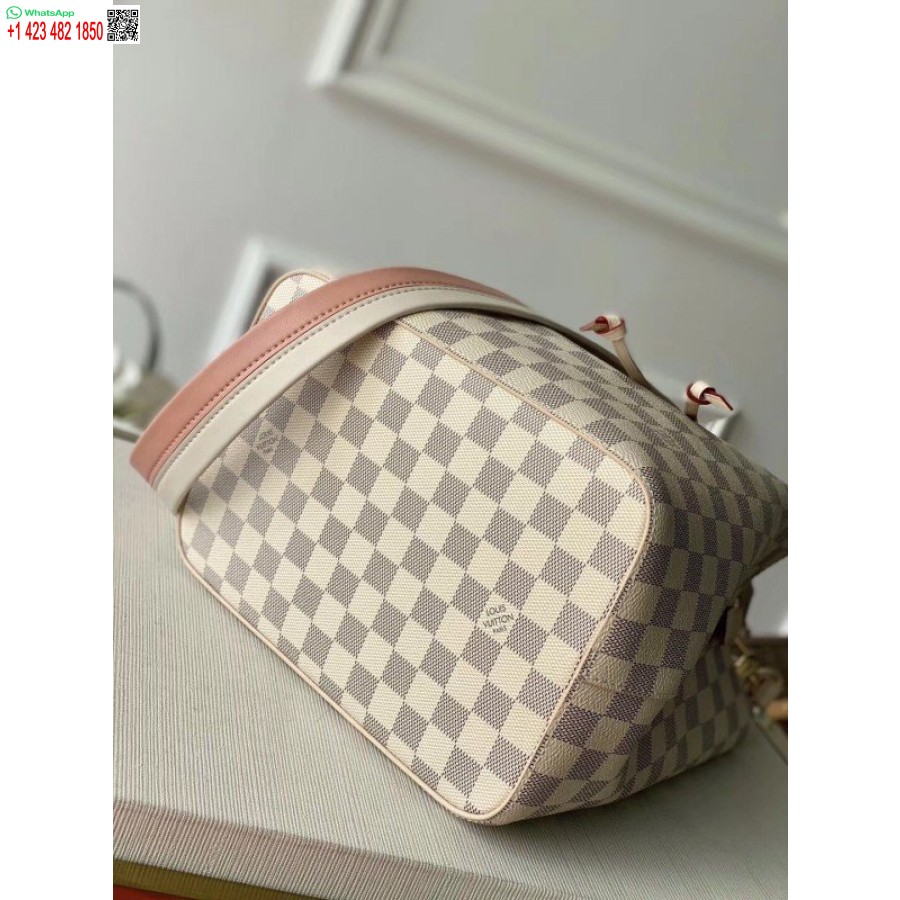 Replika Louis Vuitton Neonoe Mm Su Pinta Rankena Damier Azur N40344 Blv048