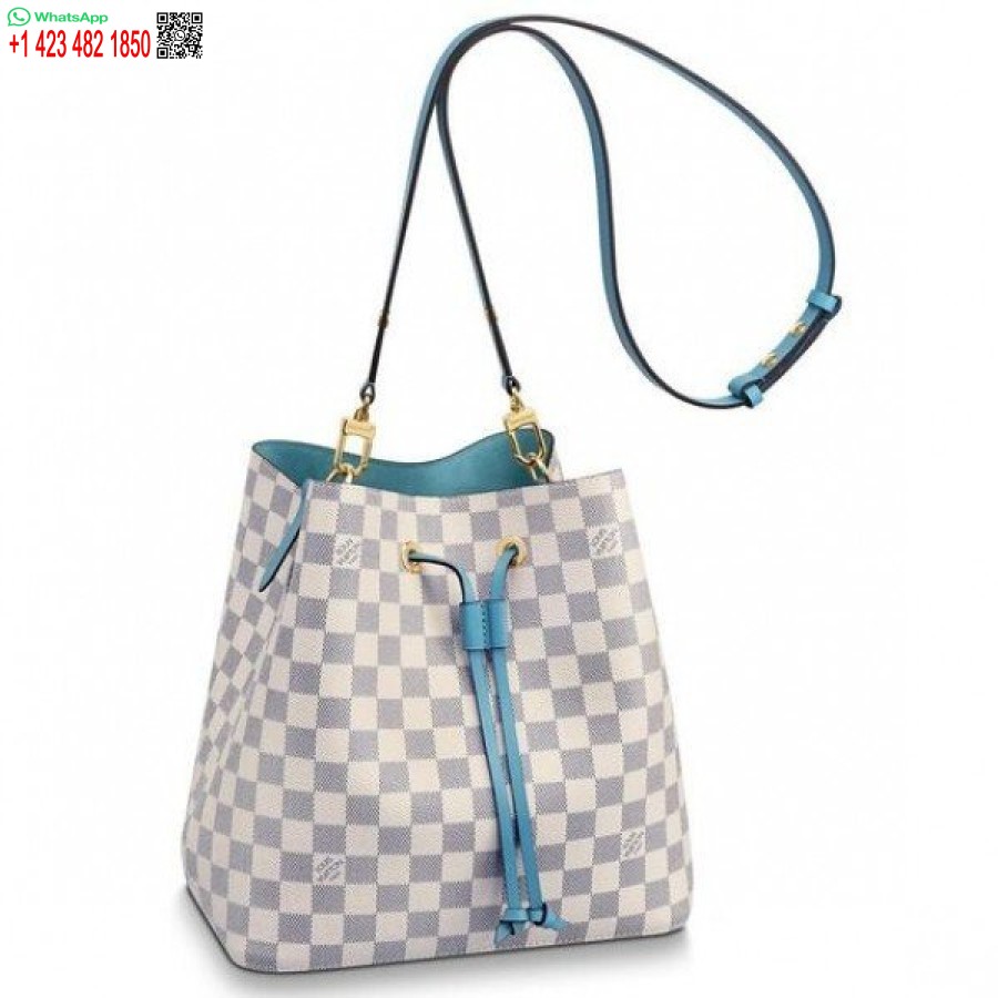 Replika Louis Vuitton Neonoe Väska Damier Azur N40153 Blv037
