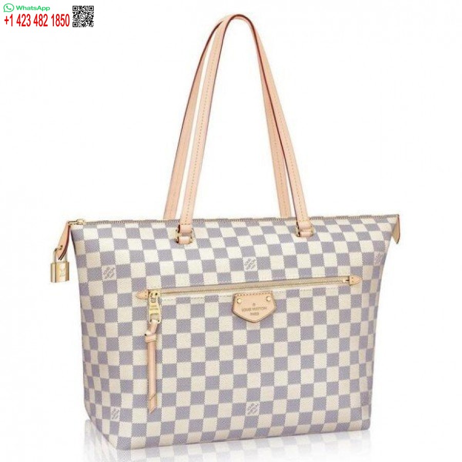 Replica Borsa Louis Vuitton Iena Mm Damier Azur N44040 Blv050