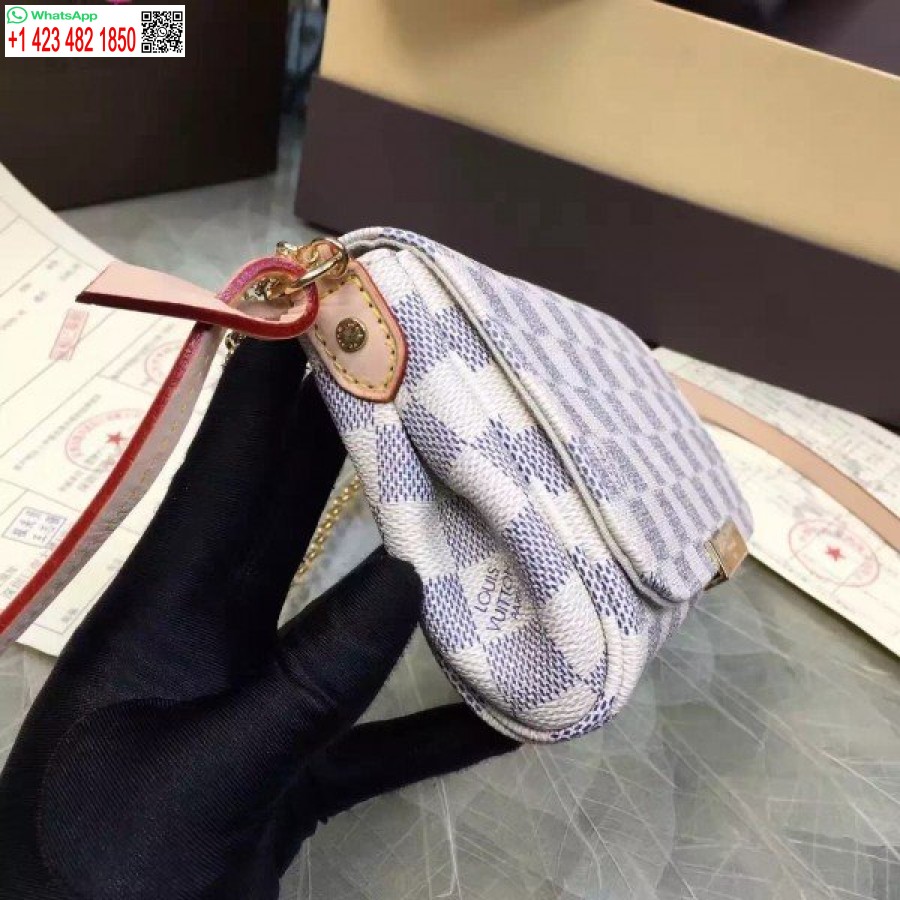 ماکت لوئیس ویتون کیف مورد علاقه Pm Damier Azur N41277 Blv057