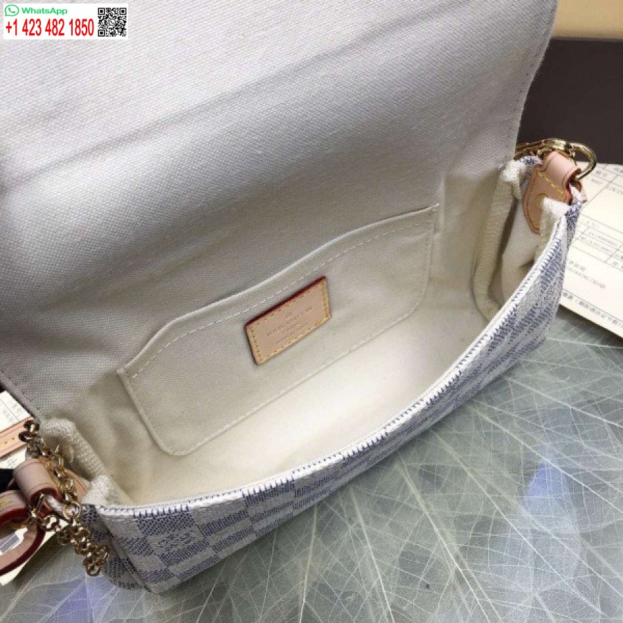 ماکت لوئیس ویتون کیف مورد علاقه Pm Damier Azur N41277 Blv057