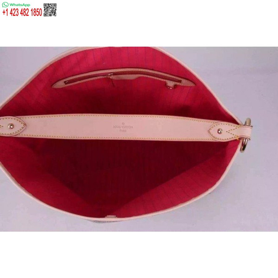 Replika Louis Vuitton Herrliche PM-Tasche Damier Azur N41447 BLV061