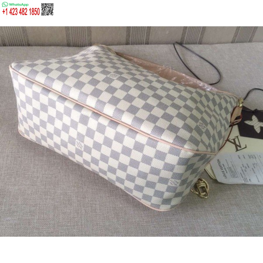 Replika Louis Vuitton Menyenangkan Mm Tas Damier Azur N41607 Blv066