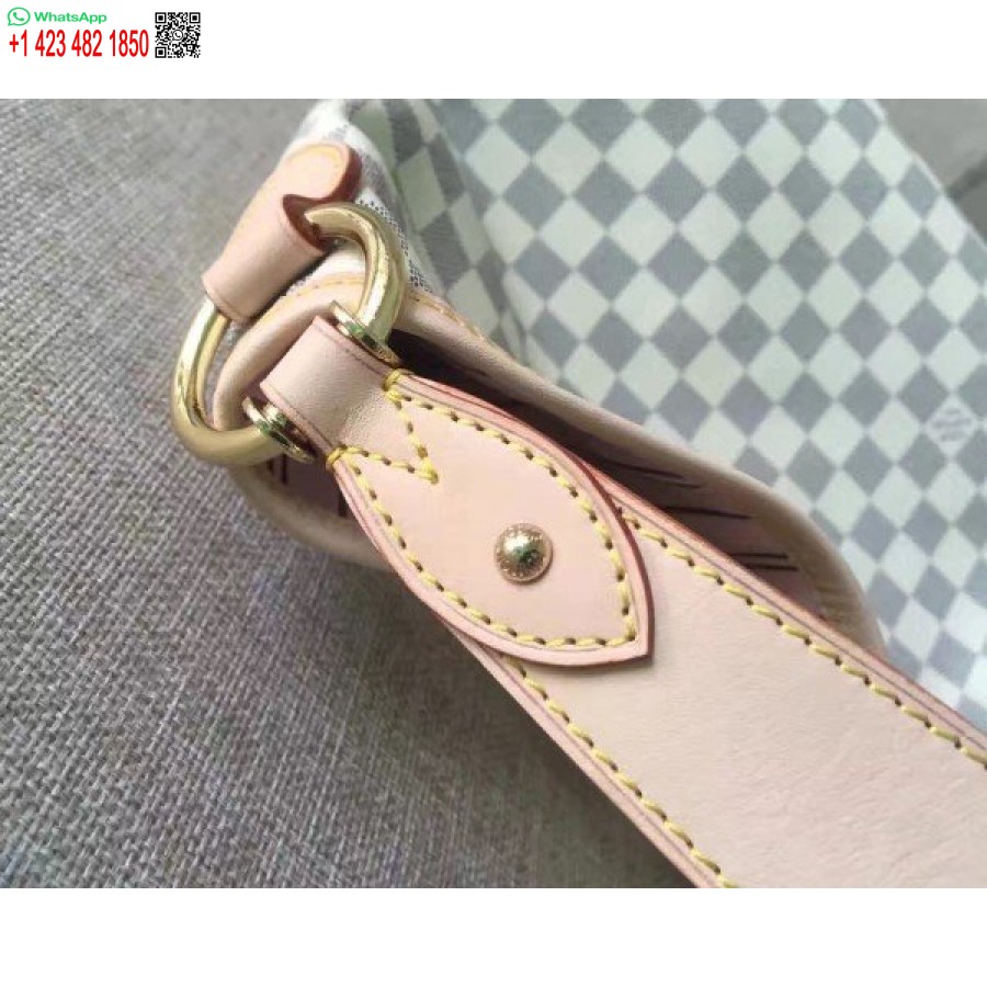Replika Louis Vuitton Menyenangkan Mm Tas Damier Azur N41607 Blv066