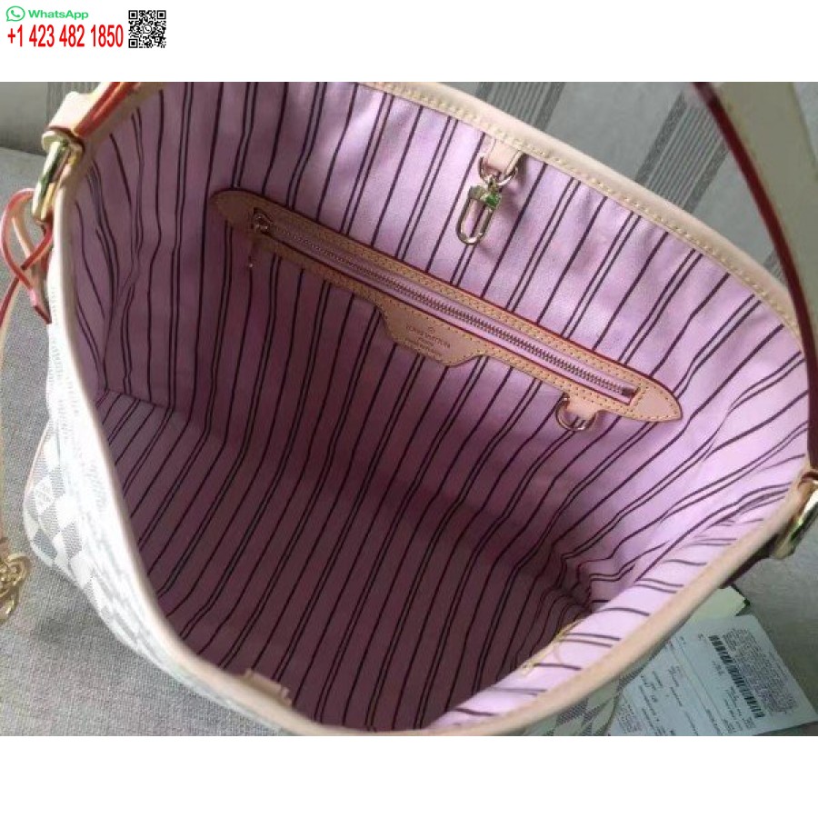 Replika Louis Vuitton Menyenangkan Mm Tas Damier Azur N41607 Blv066
