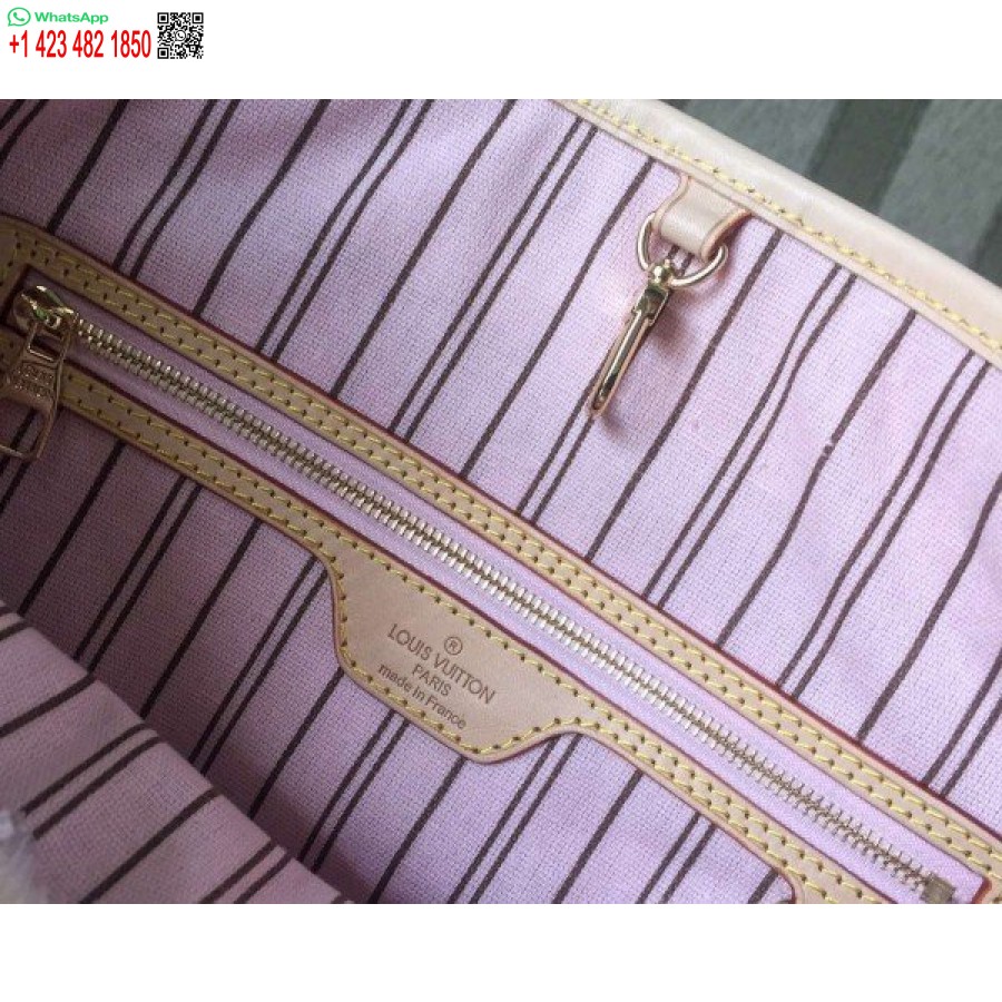 Replika Louis Vuitton Menyenangkan Mm Tas Damier Azur N41607 Blv066
