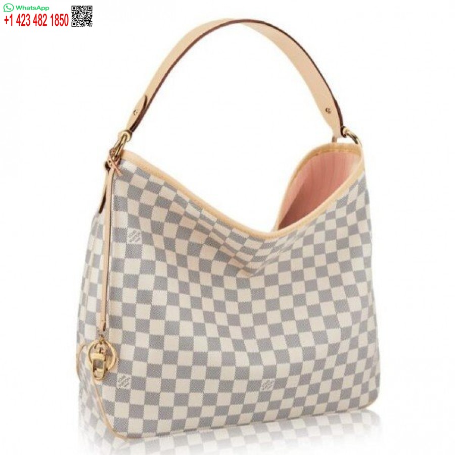 Replika Louis Vuitton Förtjusande Mm Väska Damier Azur N41607 Blv066