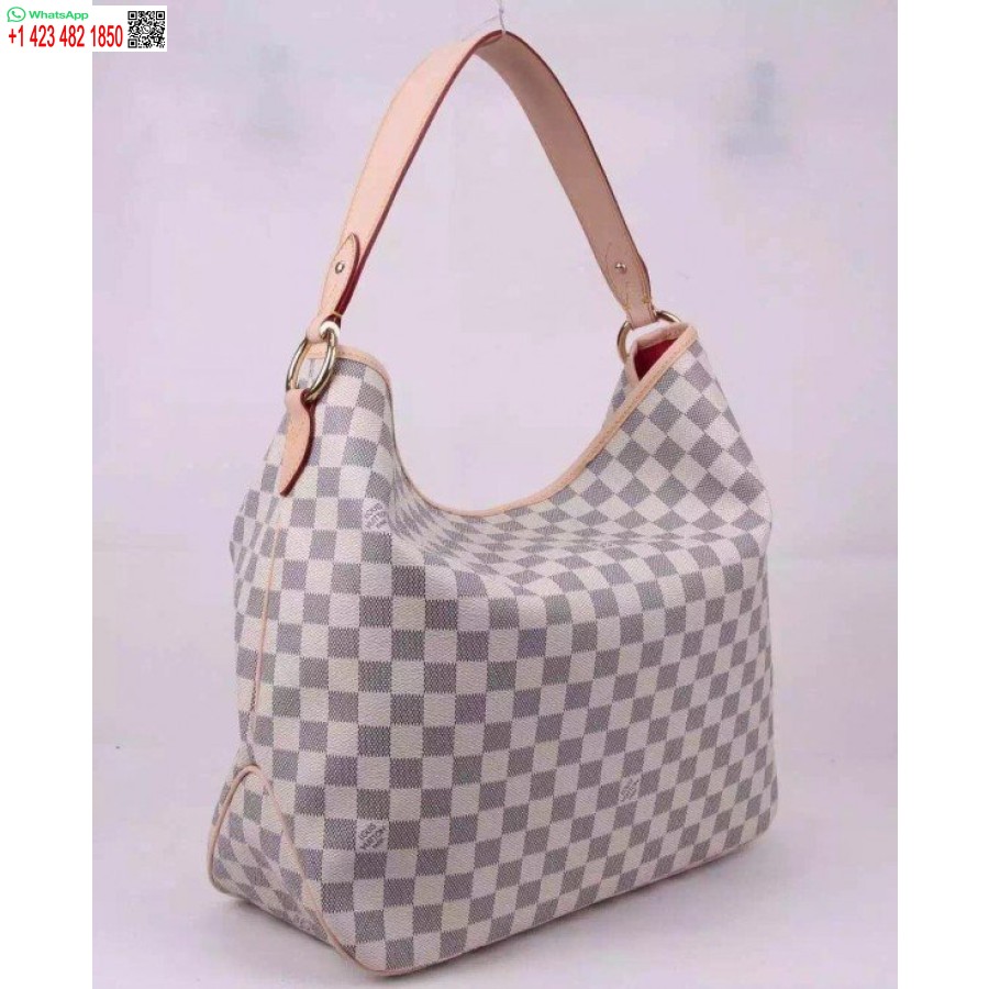 Replika Louis Vuitton Zachwycająca Torba Mm Damier Azur N41448 Blv062