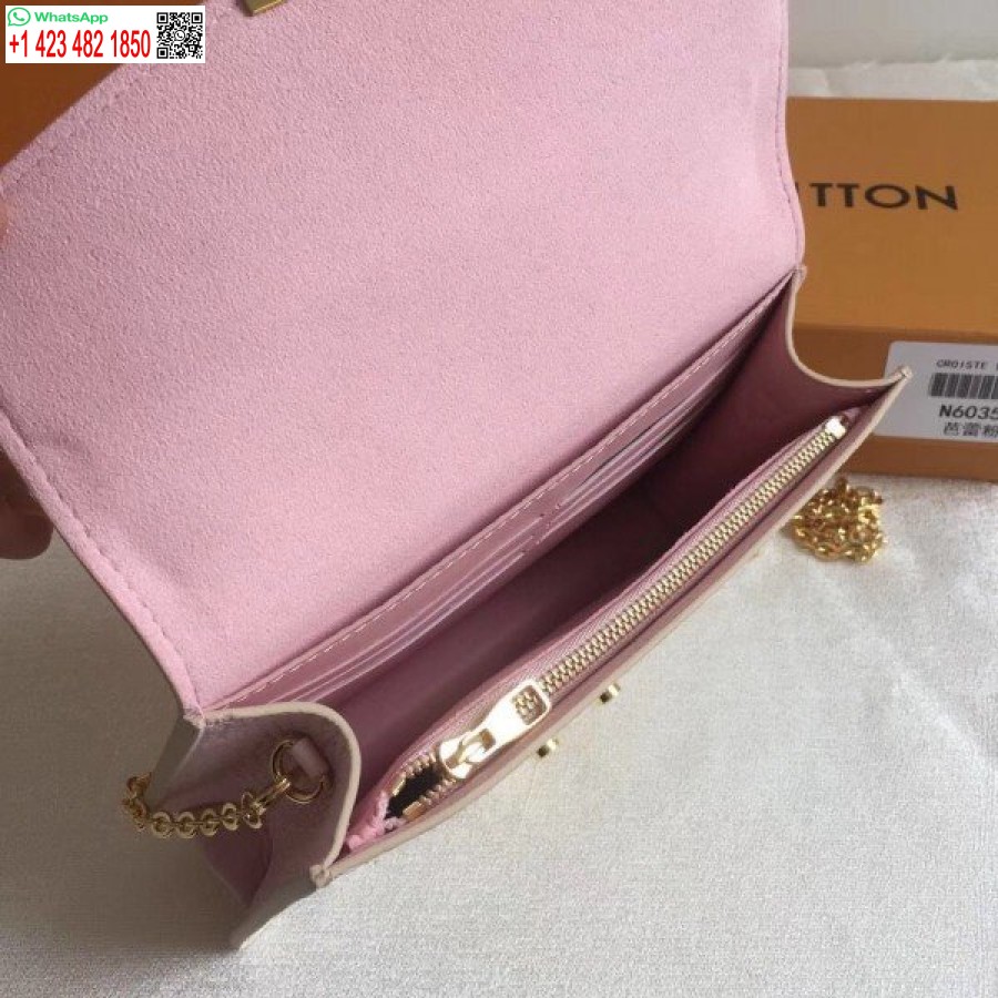 کپی کیف پول زنجیره ای لوئیس ویتون کرویزت دامیر آزور N60357 Blv039