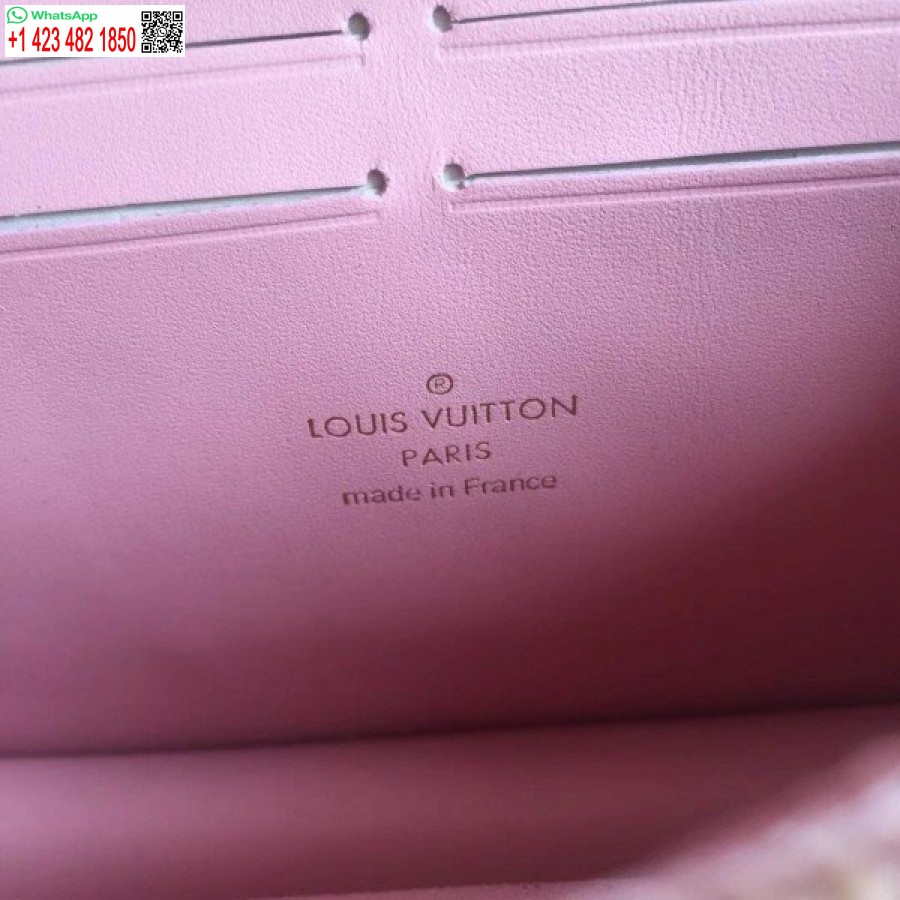 کپی کیف پول زنجیره ای لوئیس ویتون کرویزت دامیر آزور N60357 Blv039