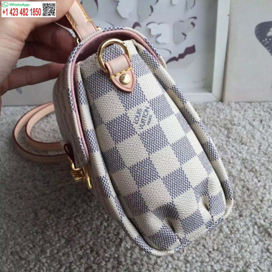 Replica Louis Vuitton Croisetti Kott Damier Azur N41581 Blv070
