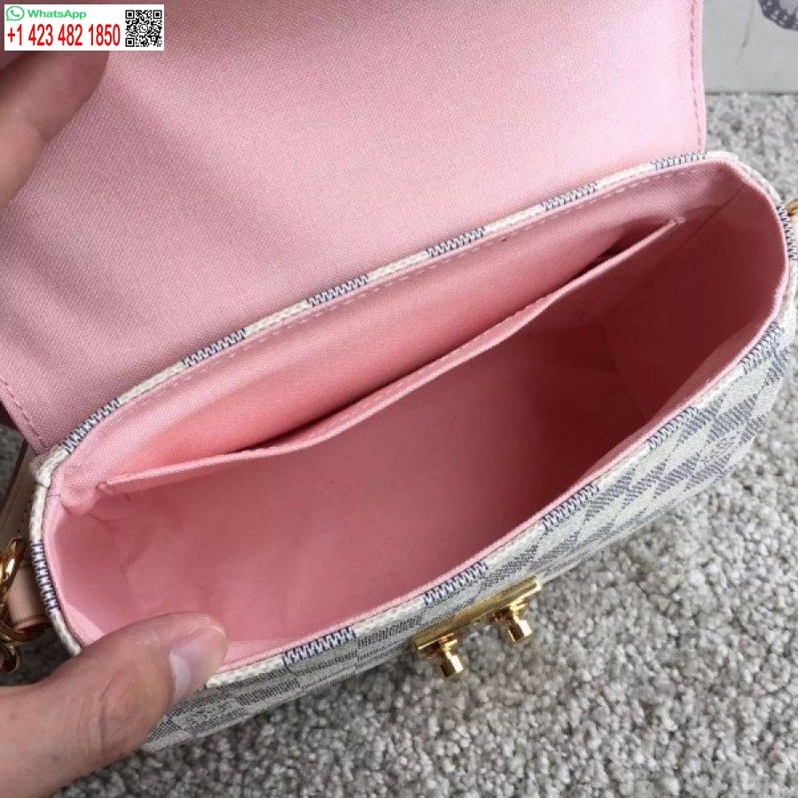 Replica Louis Vuitton Croisetti Kott Damier Azur N41581 Blv070