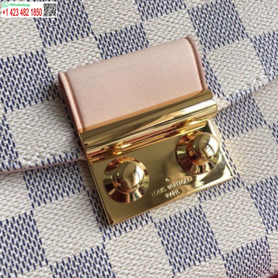 Replica Louis Vuitton Croisetti Kott Damier Azur N41581 Blv070