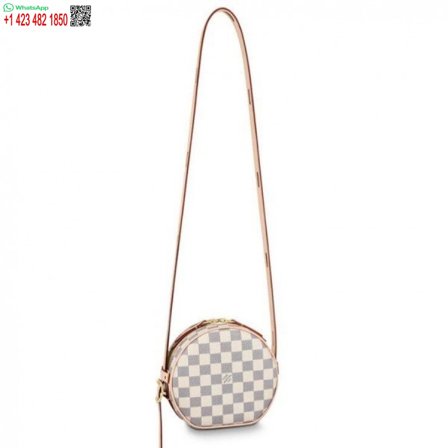 Replika Louis Vuitton Boite Chapeau Souple Pm Damier Azur N40333 Blv030