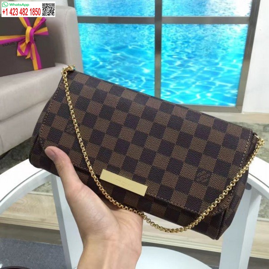 ρεπλίκα Louis Vuitton αγαπημένη Mm τσάντα Damier Ebene N41129 Blv117
