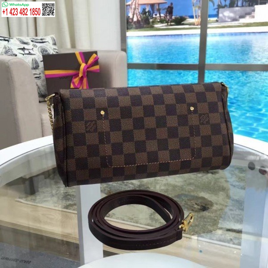 ρεπλίκα Louis Vuitton αγαπημένη Mm τσάντα Damier Ebene N41129 Blv117