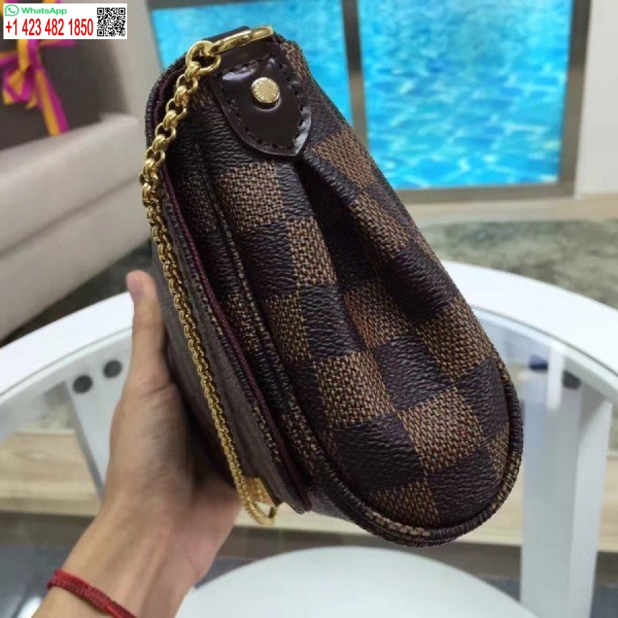 ρεπλίκα Louis Vuitton αγαπημένη Mm τσάντα Damier Ebene N41129 Blv117