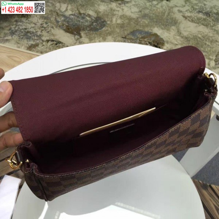 ρεπλίκα Louis Vuitton αγαπημένη Mm τσάντα Damier Ebene N41129 Blv117