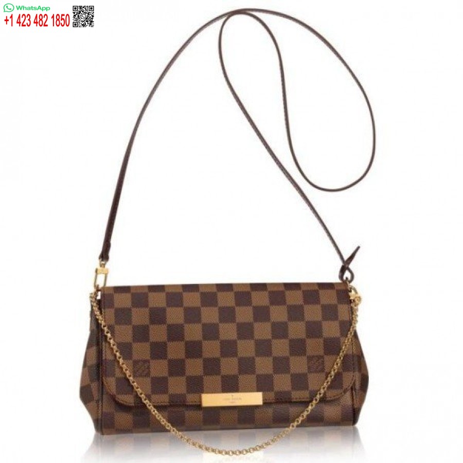 Replica Borsa Louis Vuitton Preferita Mm Damier Ebene N41129 Blv117