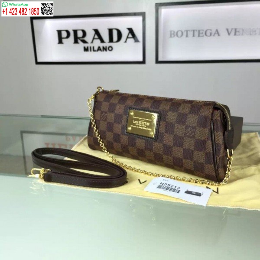 Replica Louis Vuitton Eva Frizione Damier Ebene N55213 Blv125