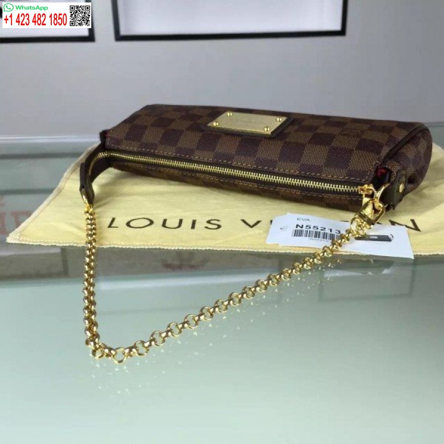 Replica Louis Vuitton Eva Frizione Damier Ebene N55213 Blv125