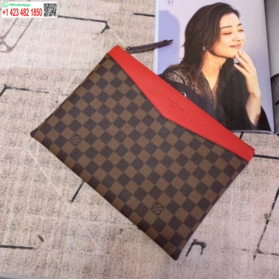 Replica Louis Vuitton Custodia Quotidiana Damier Ebene N60262 Blv097