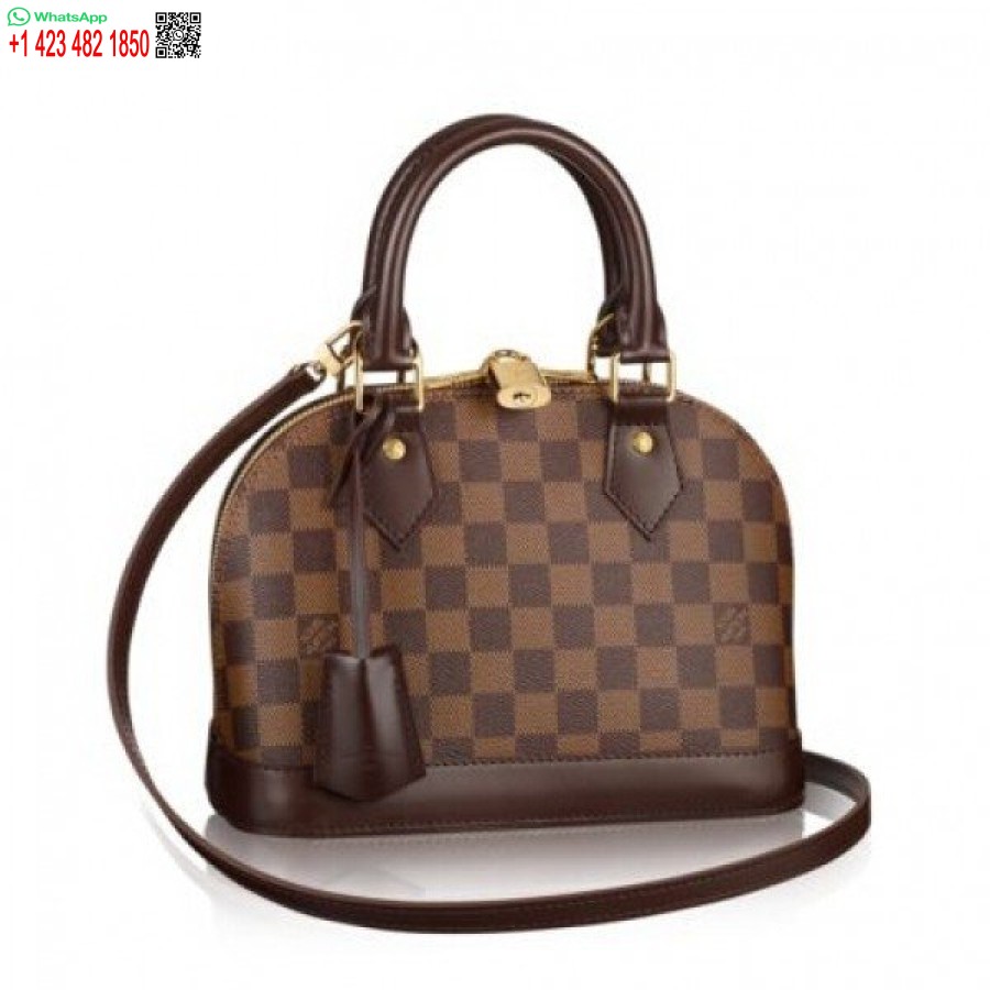Réplica De Bolso Louis Vuitton Alma Bb Damier Ebene N41221 Blv116