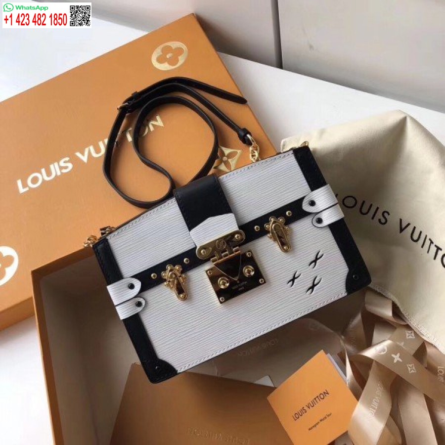Replică Clutch Cu Portbagaj Alb Louis Vuitton Epi Piele M52151 Blv183