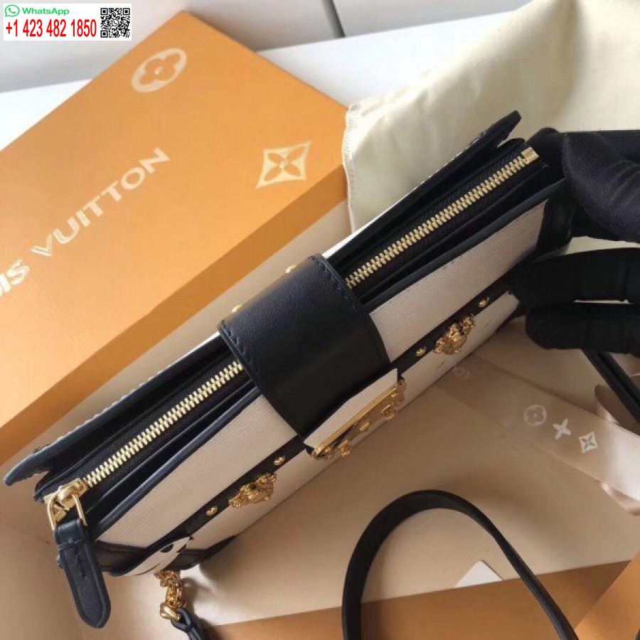 Replică Clutch Cu Portbagaj Alb Louis Vuitton Epi Piele M52151 Blv183