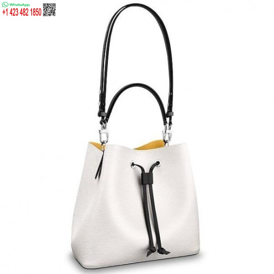 çoğaltma Louis Vuitton Beyaz Neonoe çanta Epi Deri M53371 Blv185