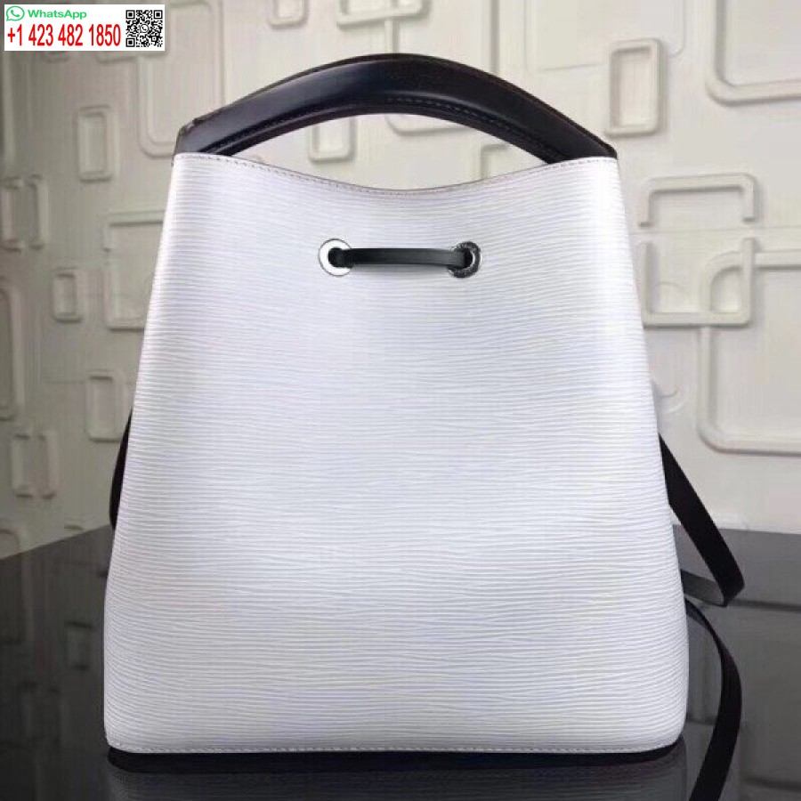 çoğaltma Louis Vuitton Beyaz Neonoe çanta Epi Deri M53371 Blv185