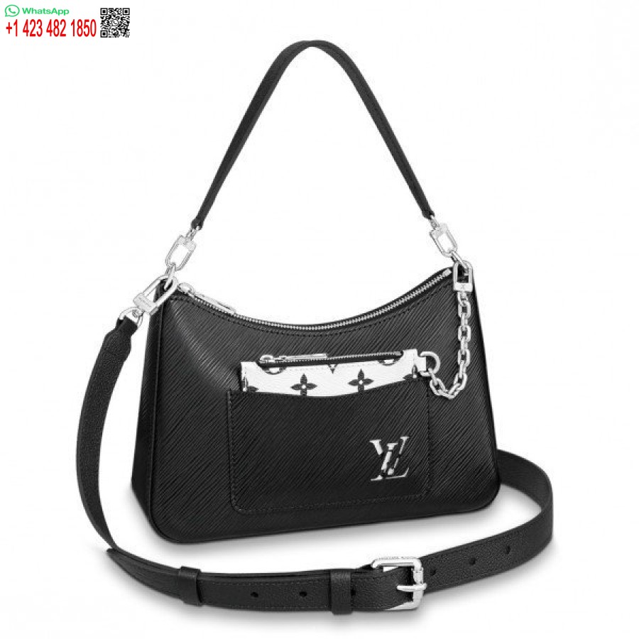 ρεπλίκα Louis Vuitton λευκή τσάντα Marelle Epi Leather M80689 Blv166