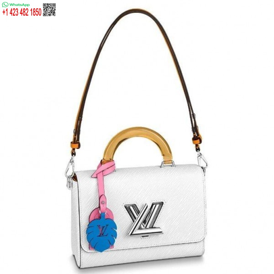 ρεπλίκα Louis Vuitton Twist τσάντα Mm με λαβή από πλεξιγκλάς M56132 Blv171